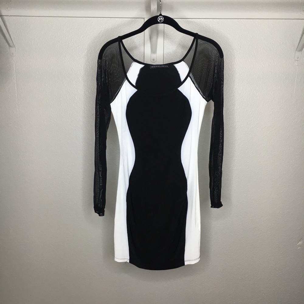 ANTIDOTE LA stretchy color block dress, NWOT
